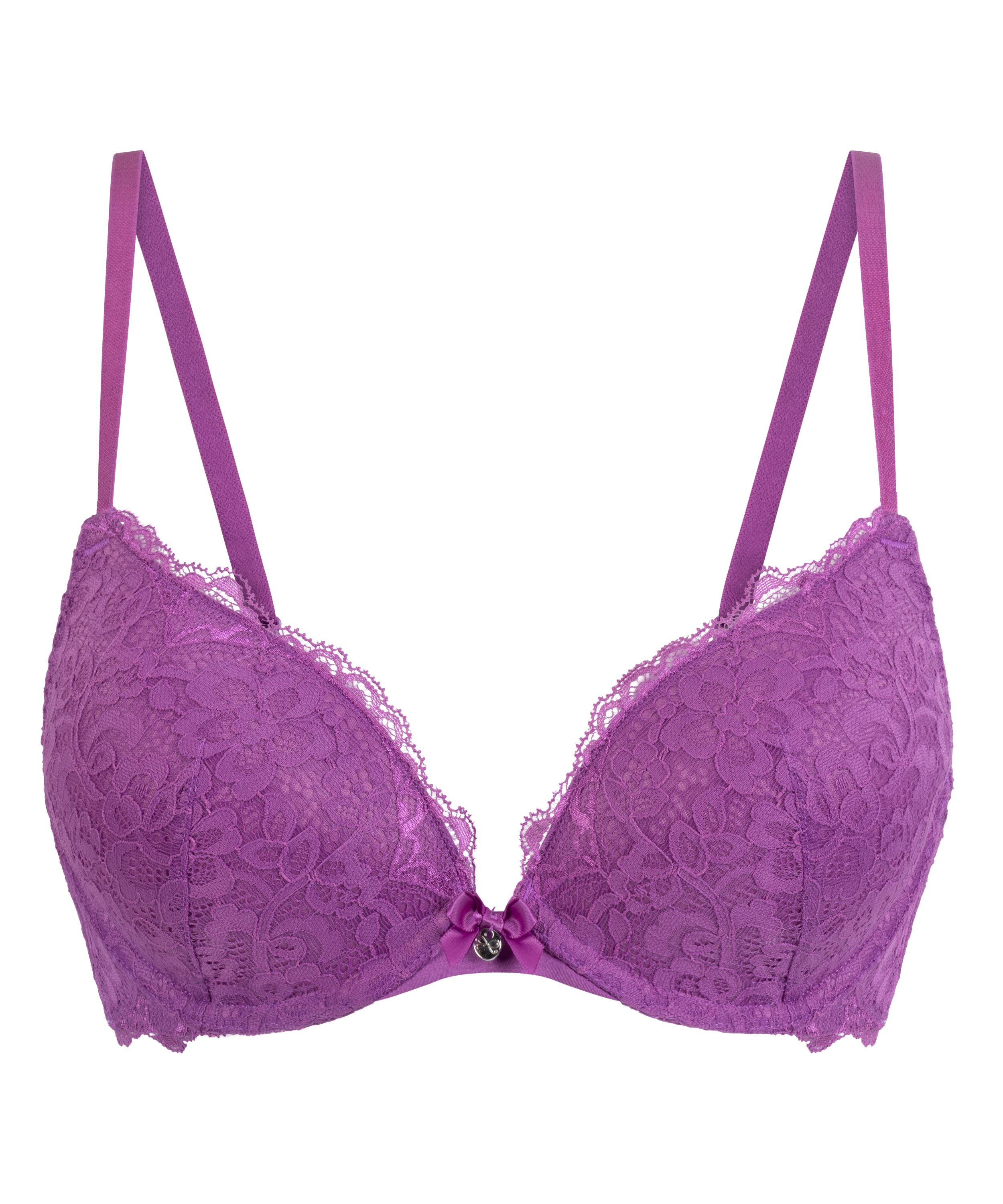 Soutien-gorge à armatures préformé push-up Marine, Rose, main