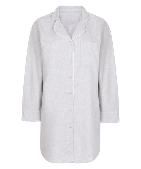 Chemise de nuit Flanel, Gris