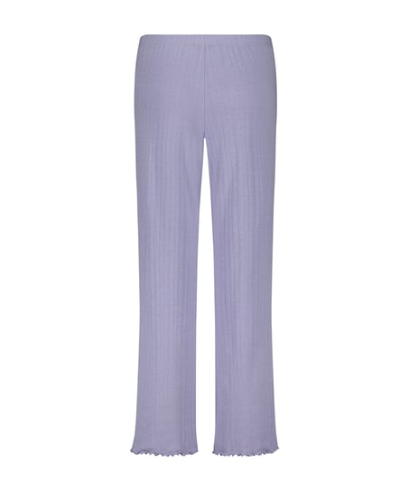 Pantalon de pyjama Pointelle, Violet