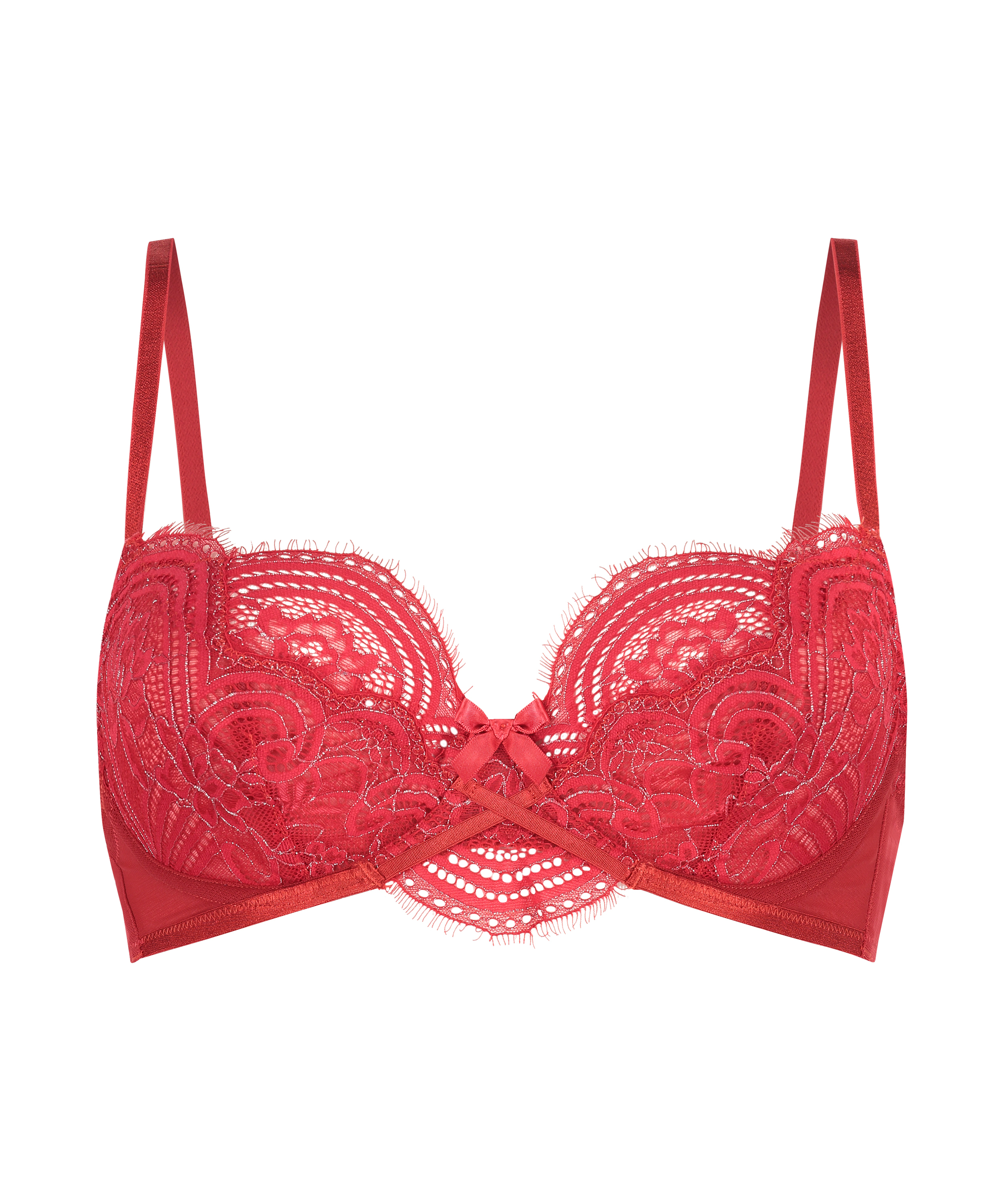 Soutien-gorge Harriet à armatures non-préformé, Rouge, main