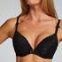 Soutien-gorge à armatures préformé push-up Maya, Noir