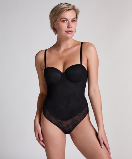 Body Shaping Lace, Noir