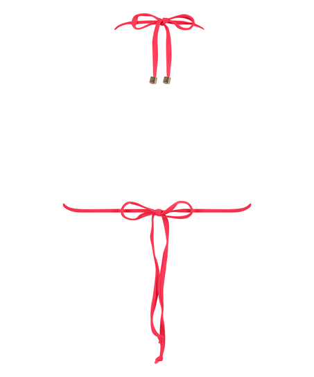 Haut de bikini triangle Doha, Rouge