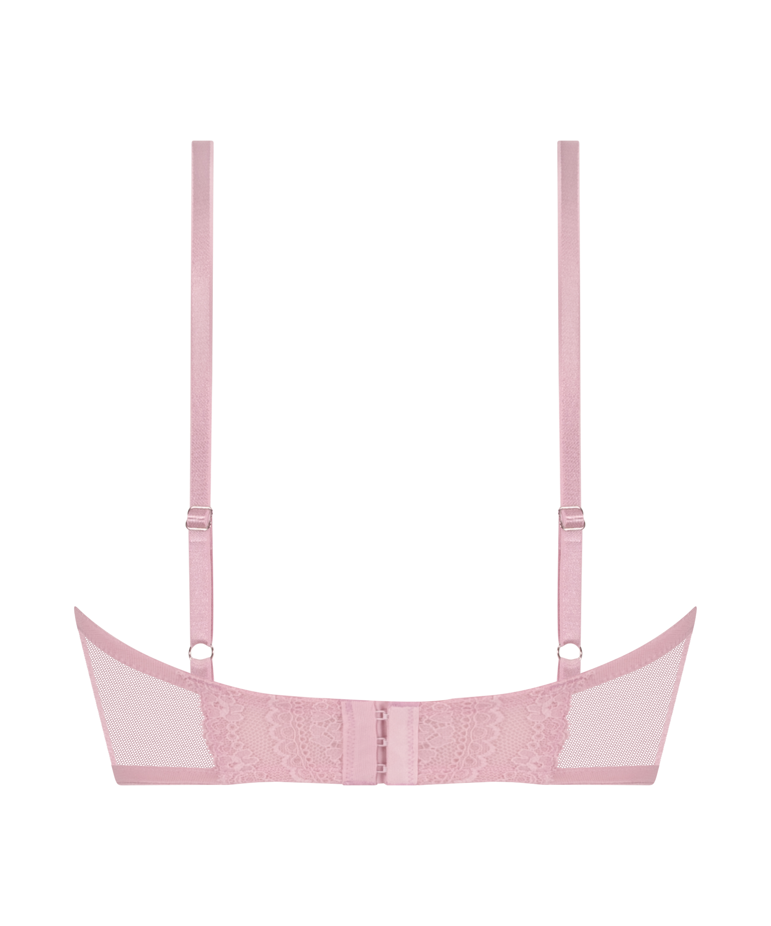Soutien-gorge Push-Up rembourré à armatures longline Selina, Rose, main