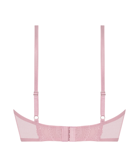 Soutien-gorge Push-Up rembourré à armatures longline Selina, Rose