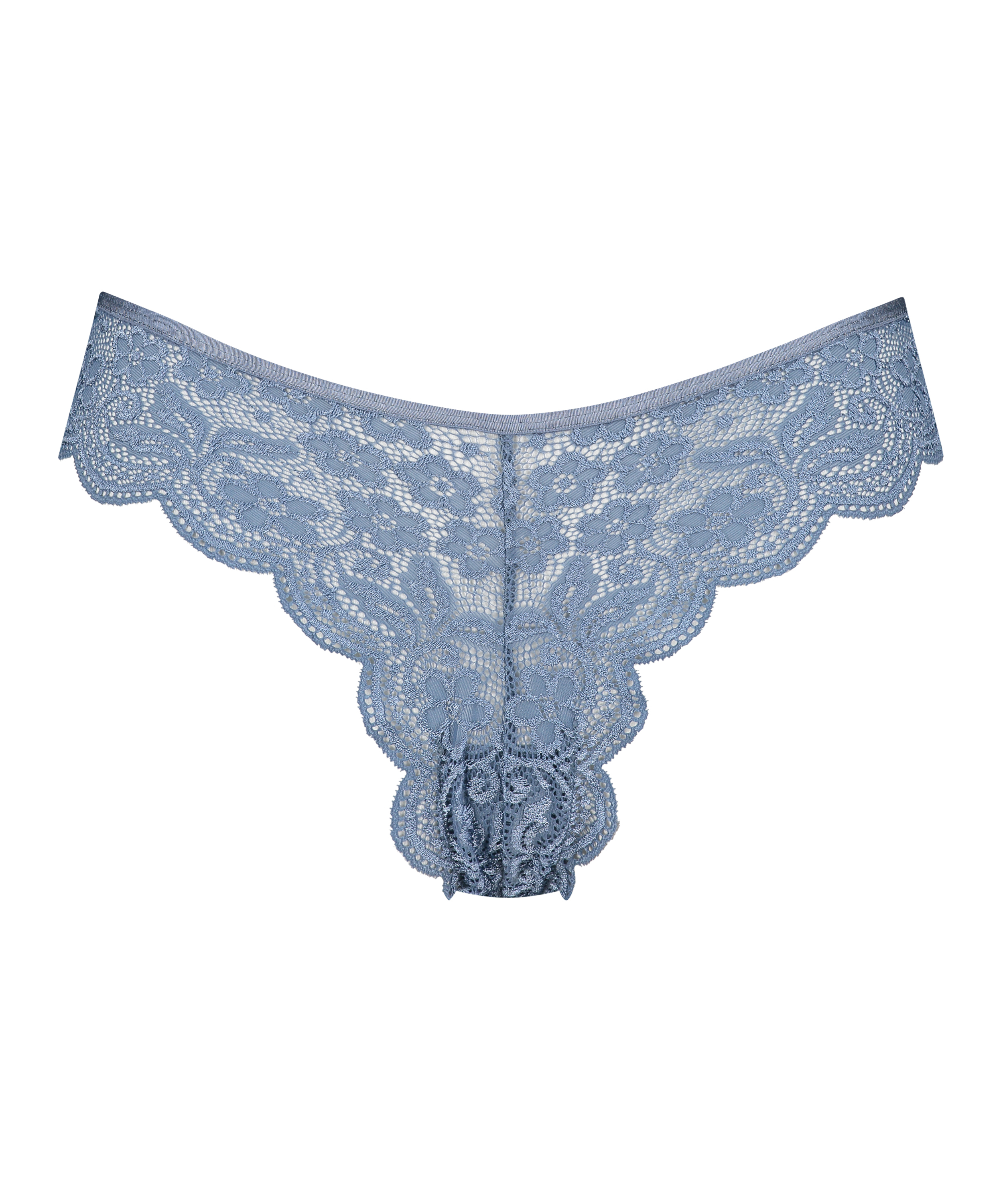 High leg Brazilian, Bleu, main