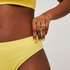 Slip br&eacute;silien &eacute;chancr&eacute; Bae, Jaune