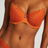 Soutien-gorge à armatures préformé Marine, Orange