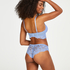 Soutien-gorge préformé sans armatures longline Shiloh, Bleu