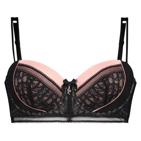 Soutien-gorge à armatures préformé sans bretelles Hari I AM, Noir