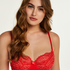 Soutien-gorge à armatures non-préformé Rose, Rouge