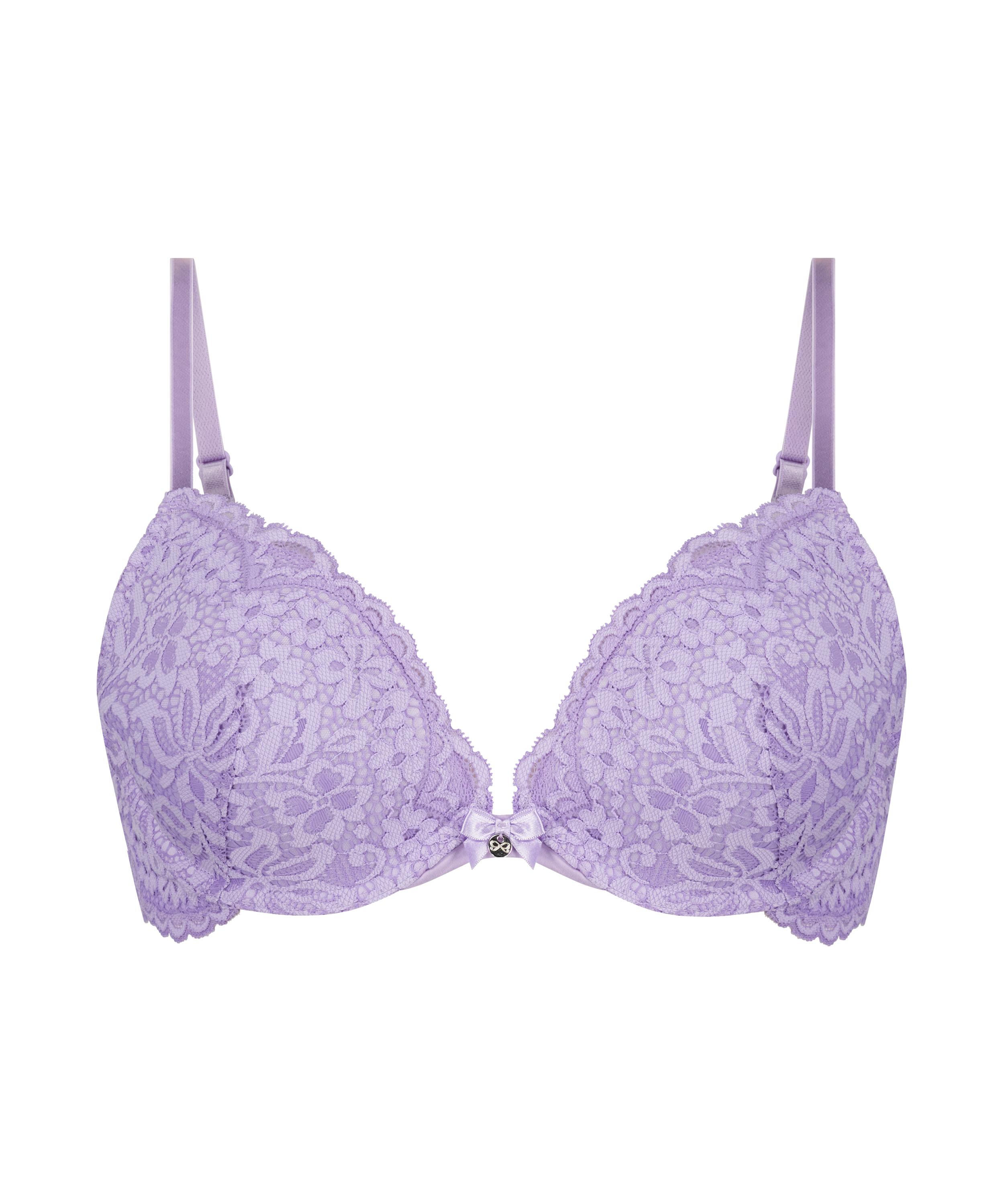 Soutien-gorge push-up à armatures rembourré Rose, Violet, main