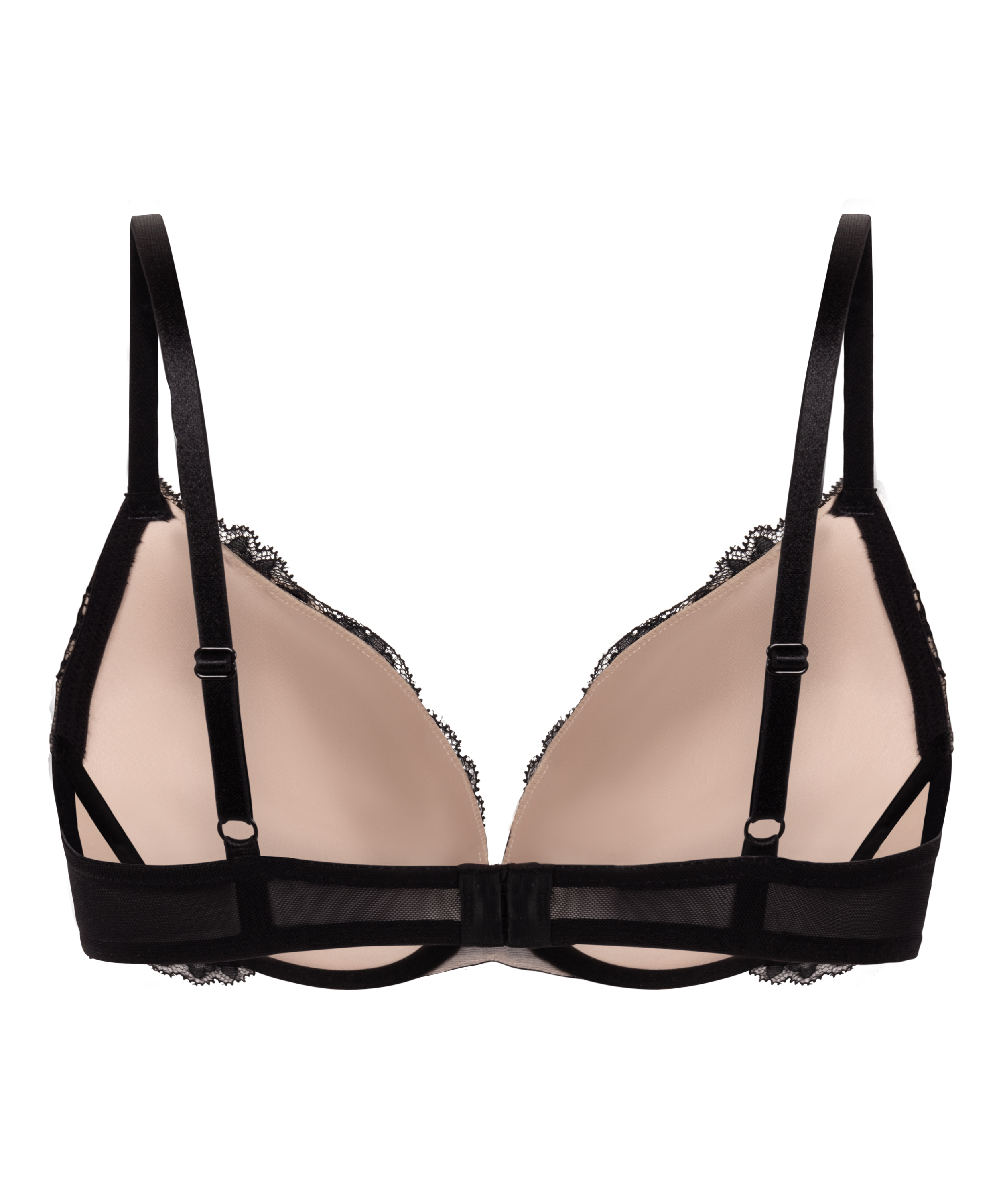 Soutien-gorge push-up à armatures préformé Teddy, Noir, main