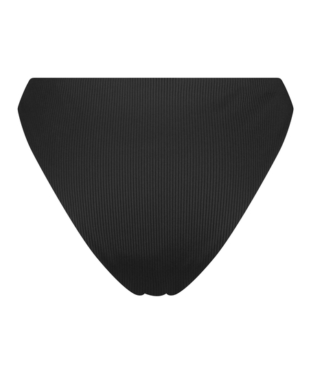 Bas de bikini Nero Rib, Noir