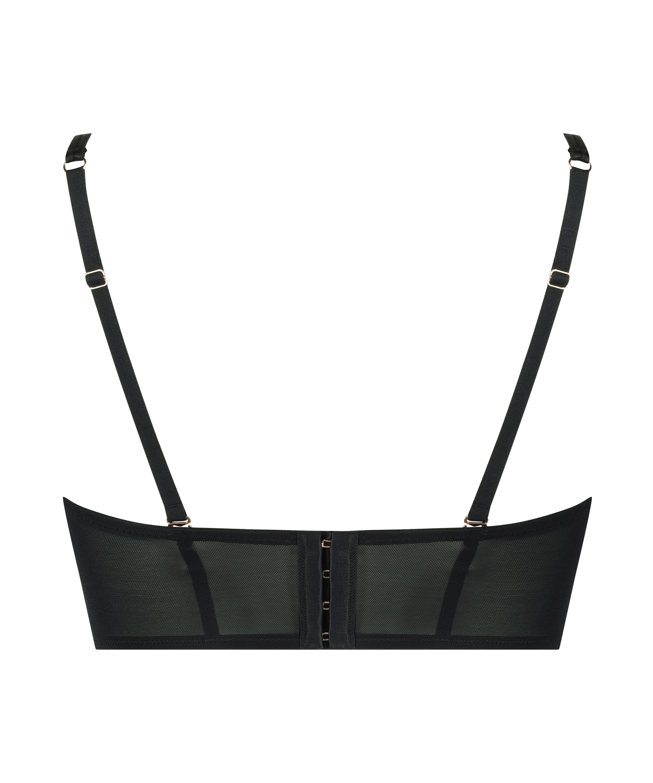 Soutien-gorge &agrave; armatures pr&eacute;form&eacute; sans bretelles Helena, Noir, main