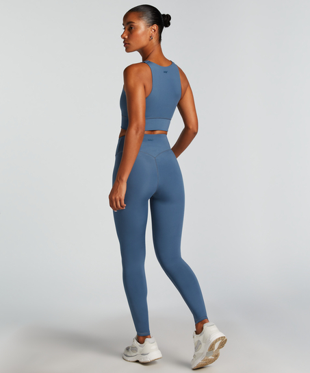 HKMX Brassière de sport de niveau 1, Bleu