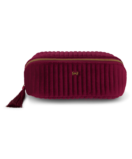 Petite trousse de maquillage Velours, Rouge