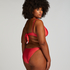 Slip de Bikini Cheeky Tanga Luxe, Rouge
