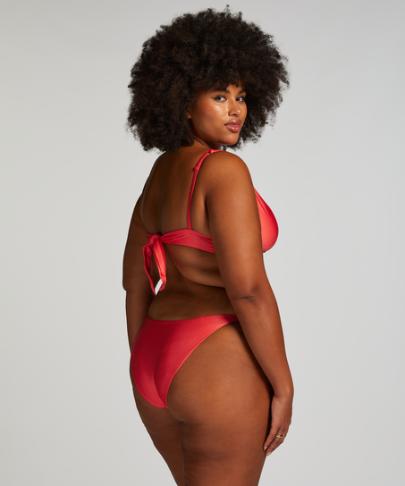 Slip de Bikini Cheeky Tanga Luxe, Rouge