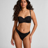 Soutien-gorge push-up sans bretelles à armatures préformé Smooth, Noir