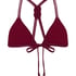 Haut de bikini triangle Marrakech, Rouge