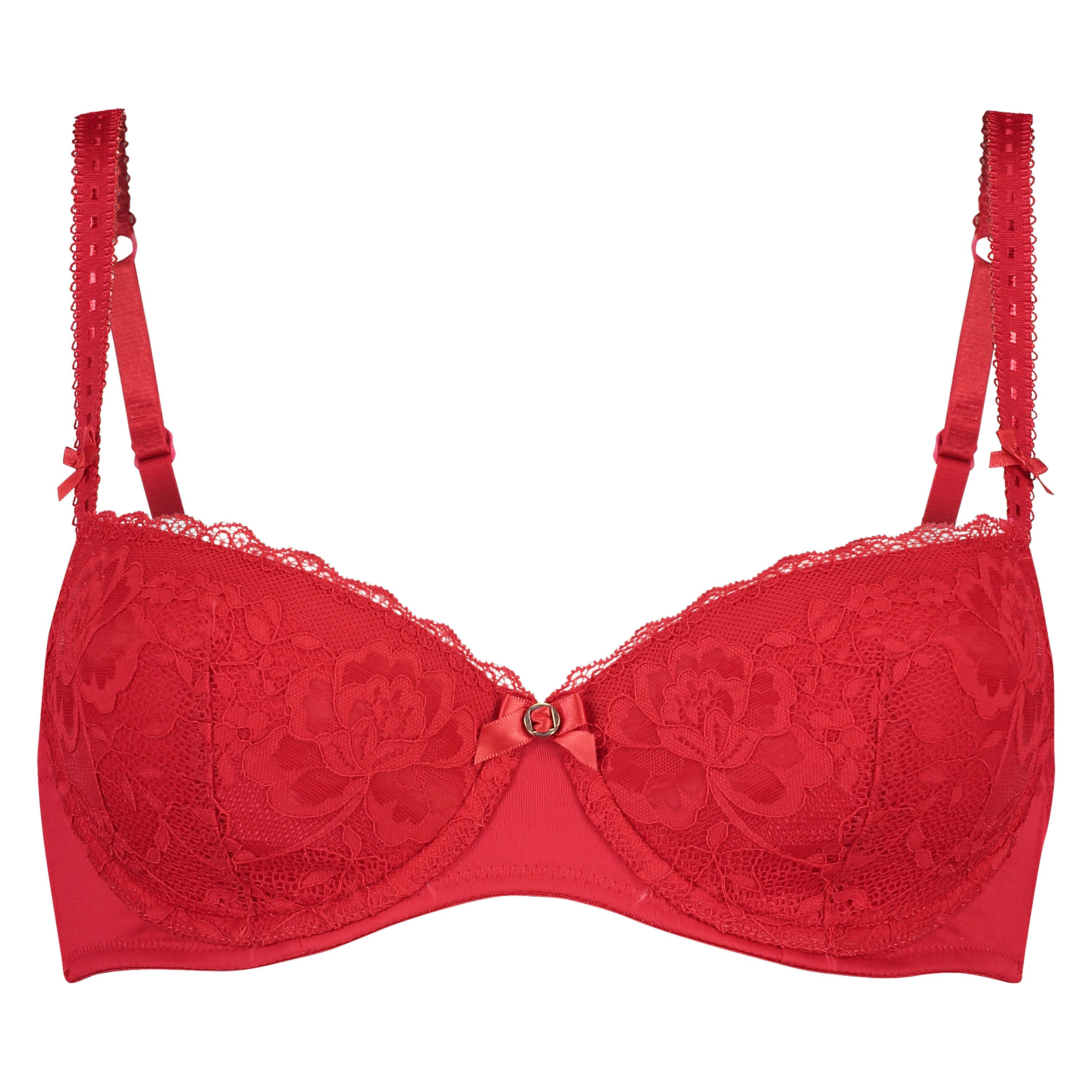 Soutien-gorge &agrave; armatures pr&eacute;form&eacute; Maya, Rouge, main