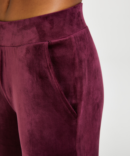 Tall Pantalon de pyjama Velours, Violet