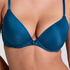 Soutien-gorge à armatures préformé Plunge, Bleu