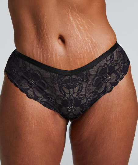 Slip brésilien Sophia, Noir