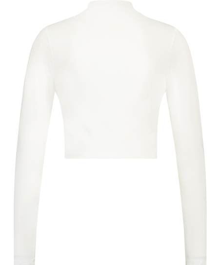 Crop top Lia HKM x NA-KD, Blanc