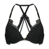 Soutien-gorge &agrave; armatures pr&eacute;form&eacute; push-up Claire, Noir