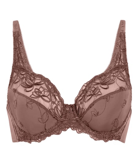 Soutien-gorge &agrave; armatures non-pr&eacute;form&eacute; Diva, Marron