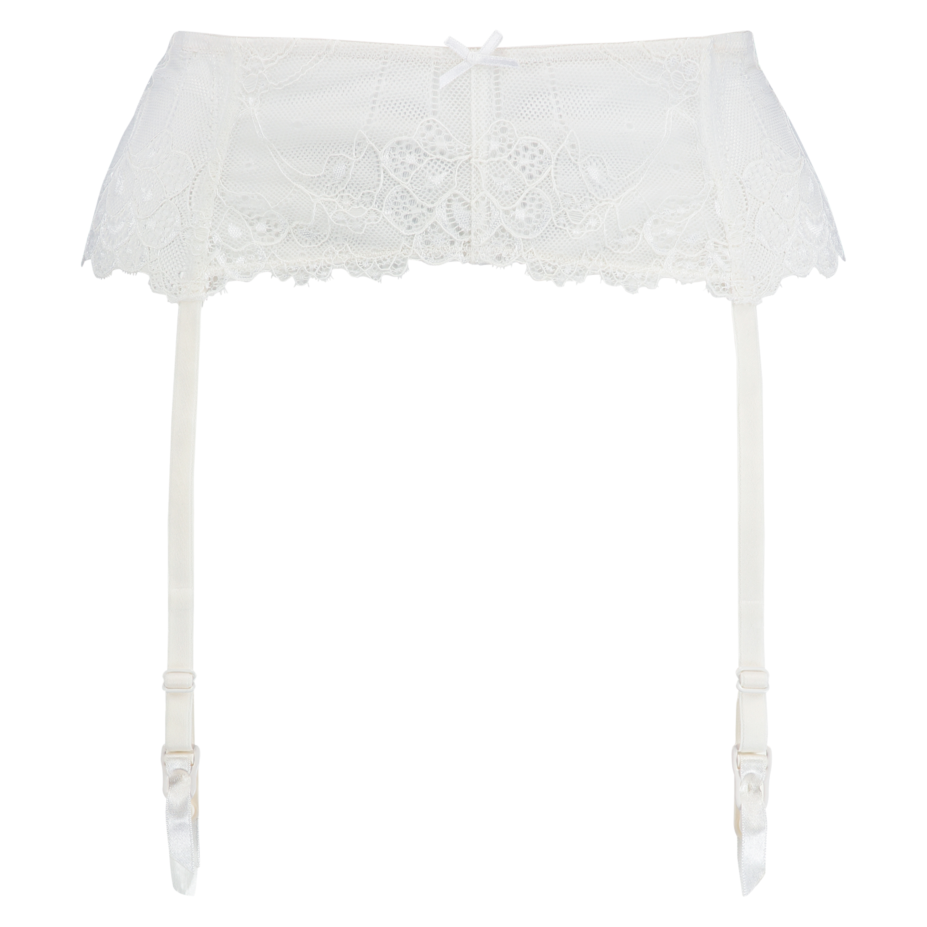 Porte-jarretelles, Blanc, main