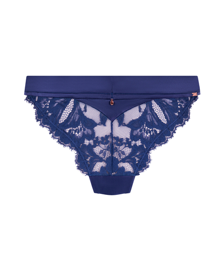 String jambe haute Grace, Bleu