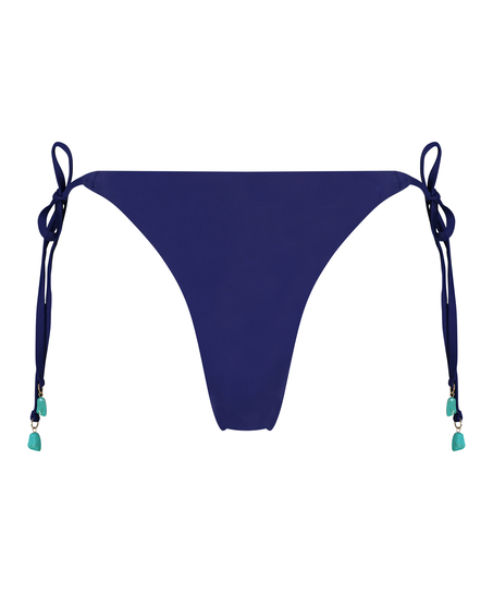 Slip de Bikini Cheeky Tanga Doha, Bleu