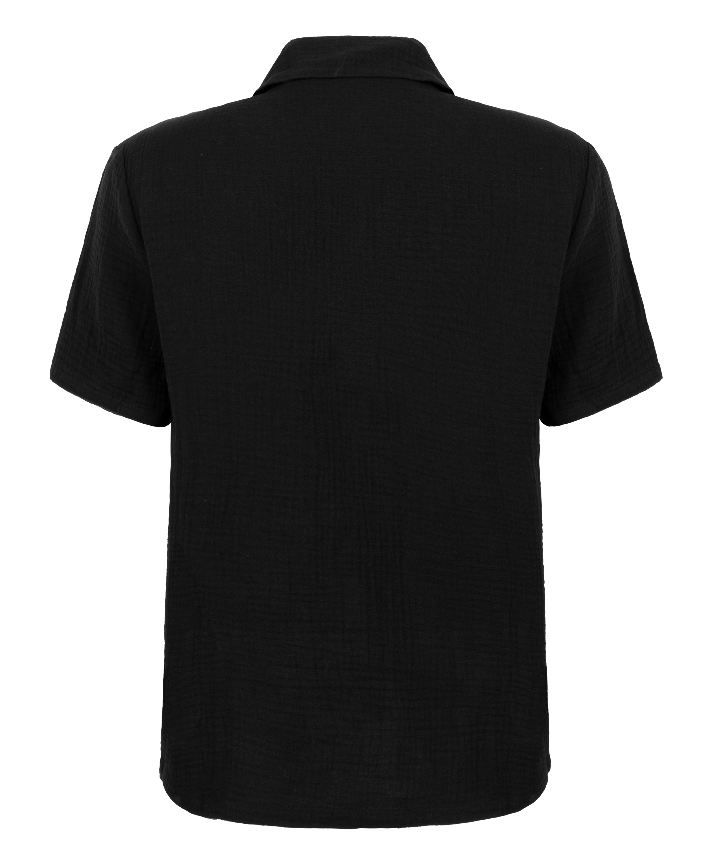 Veste en mousseline, Noir, main