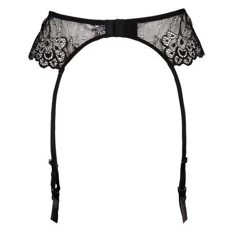 Porte-jarretelles, Noir