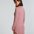 Robe-chemise à manches longues en jersey Essential, Rose