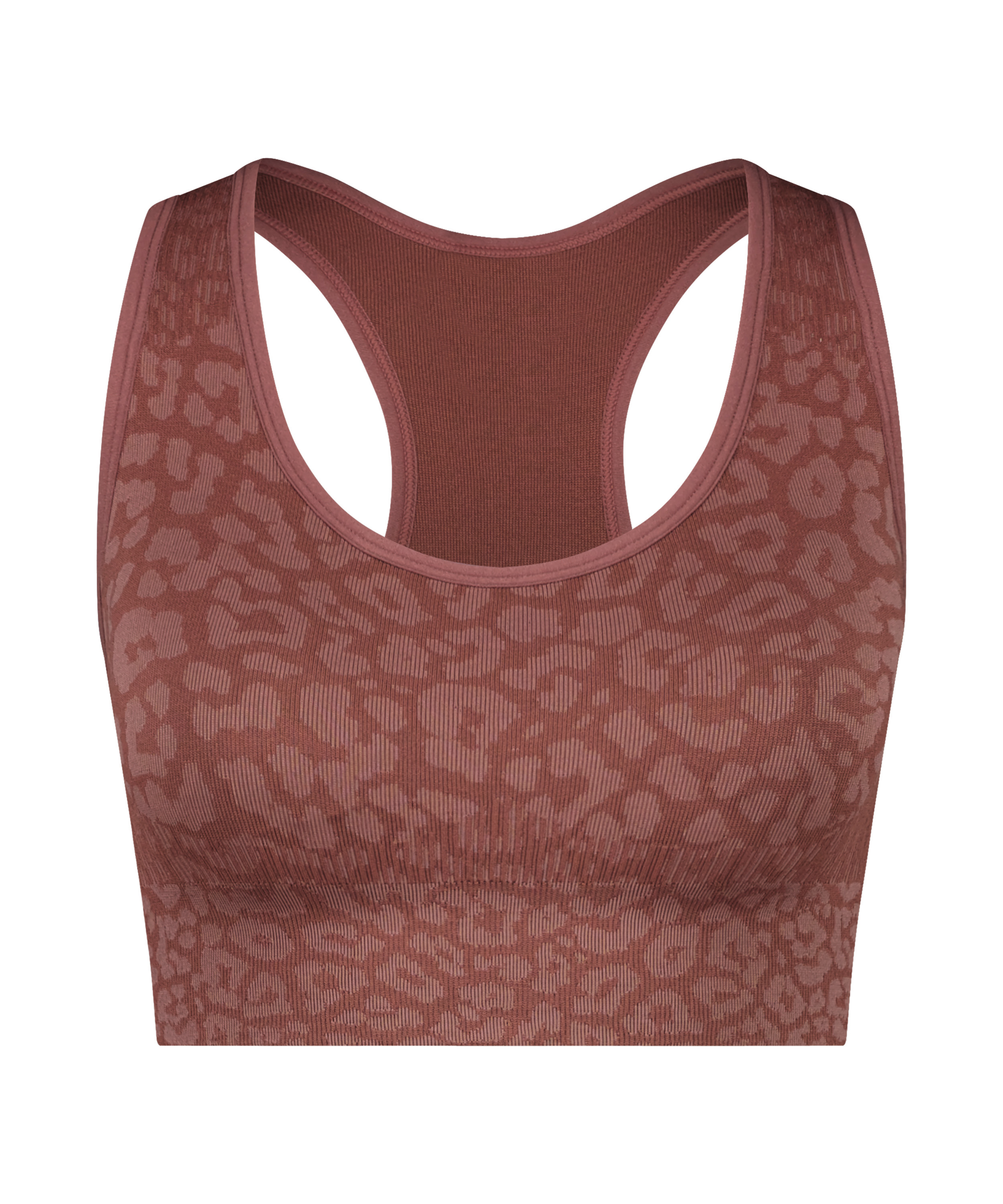 HKMX Soutien-gorge de sport sans couture, Rose, main