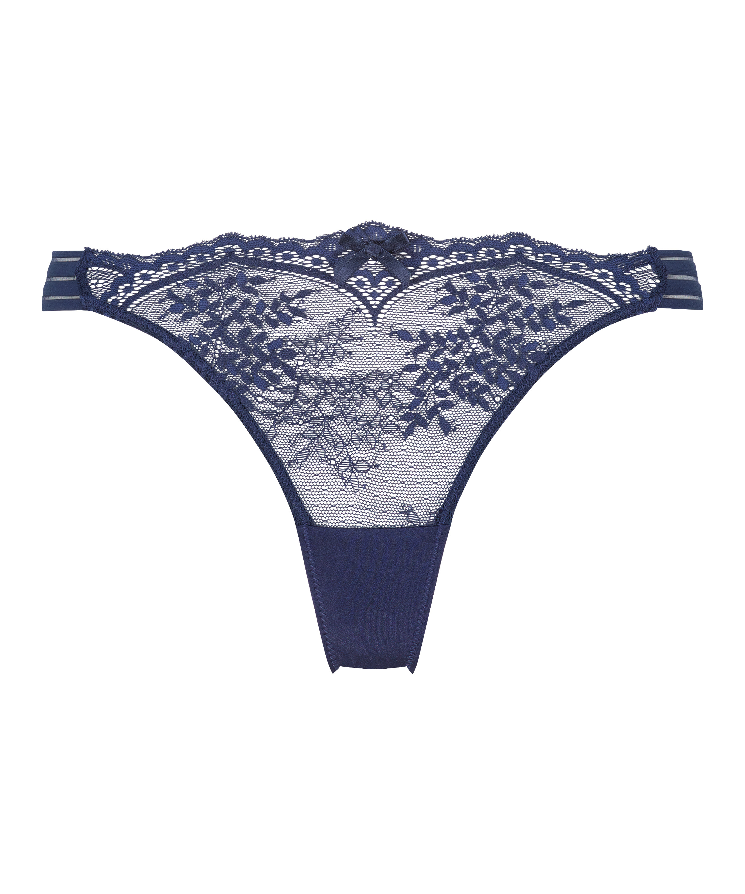 String taille haute Sully, Bleu, main