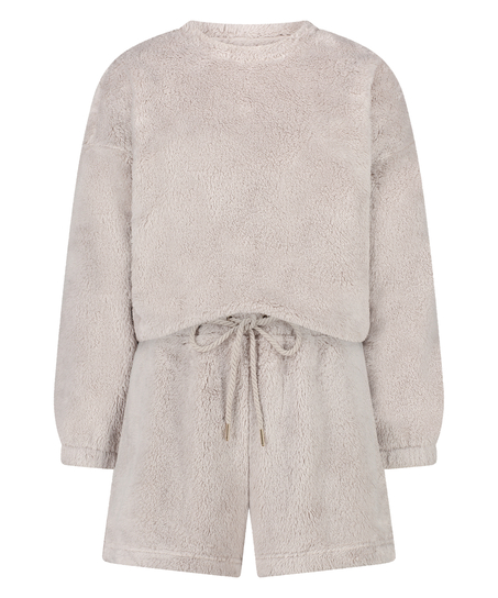 Ensemble pyjama Fleece, Gris