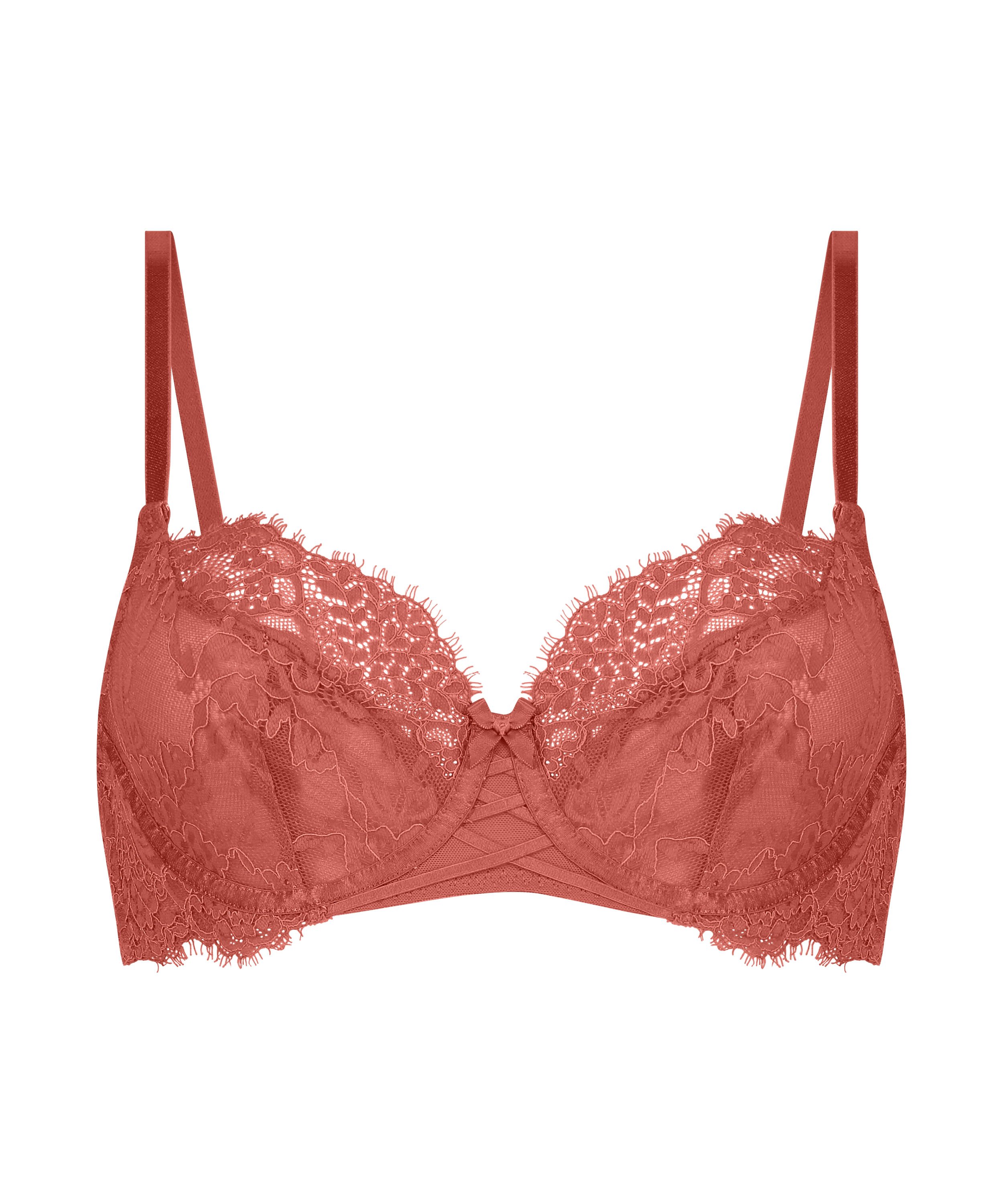 Soutien-gorge &agrave; armatures non-pr&eacute;form&eacute; Arabella, Rouge