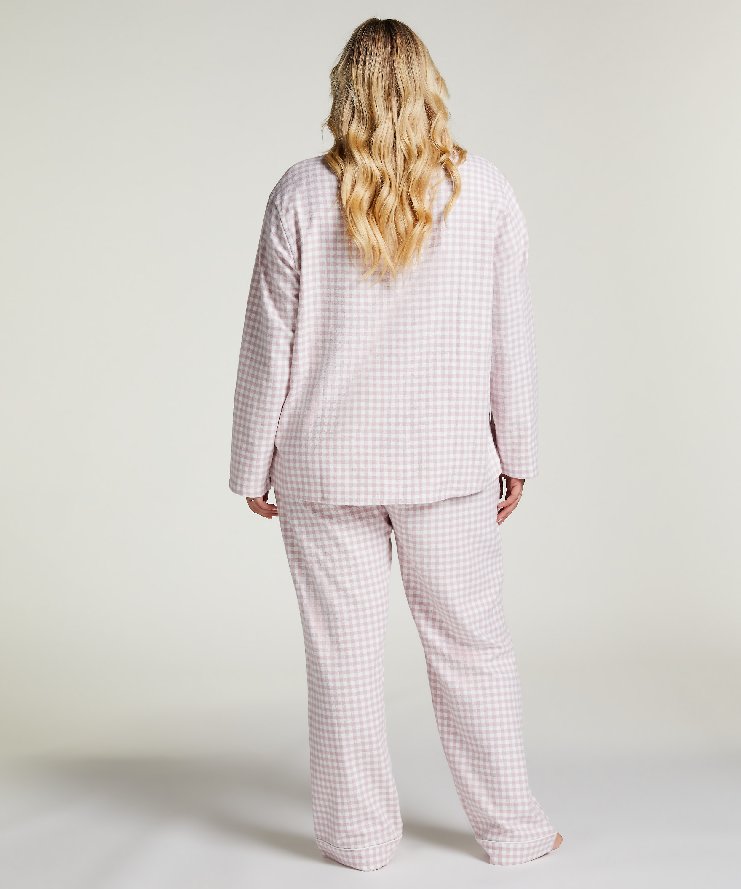 Haut de pyjama Flanel Essentials, Violet, main