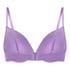 Soutien-gorge &agrave; armatures pr&eacute;form&eacute; Plunge, Violet
