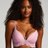 Soutien-gorge push-up à armatures préformé longline Lidia, Rose
