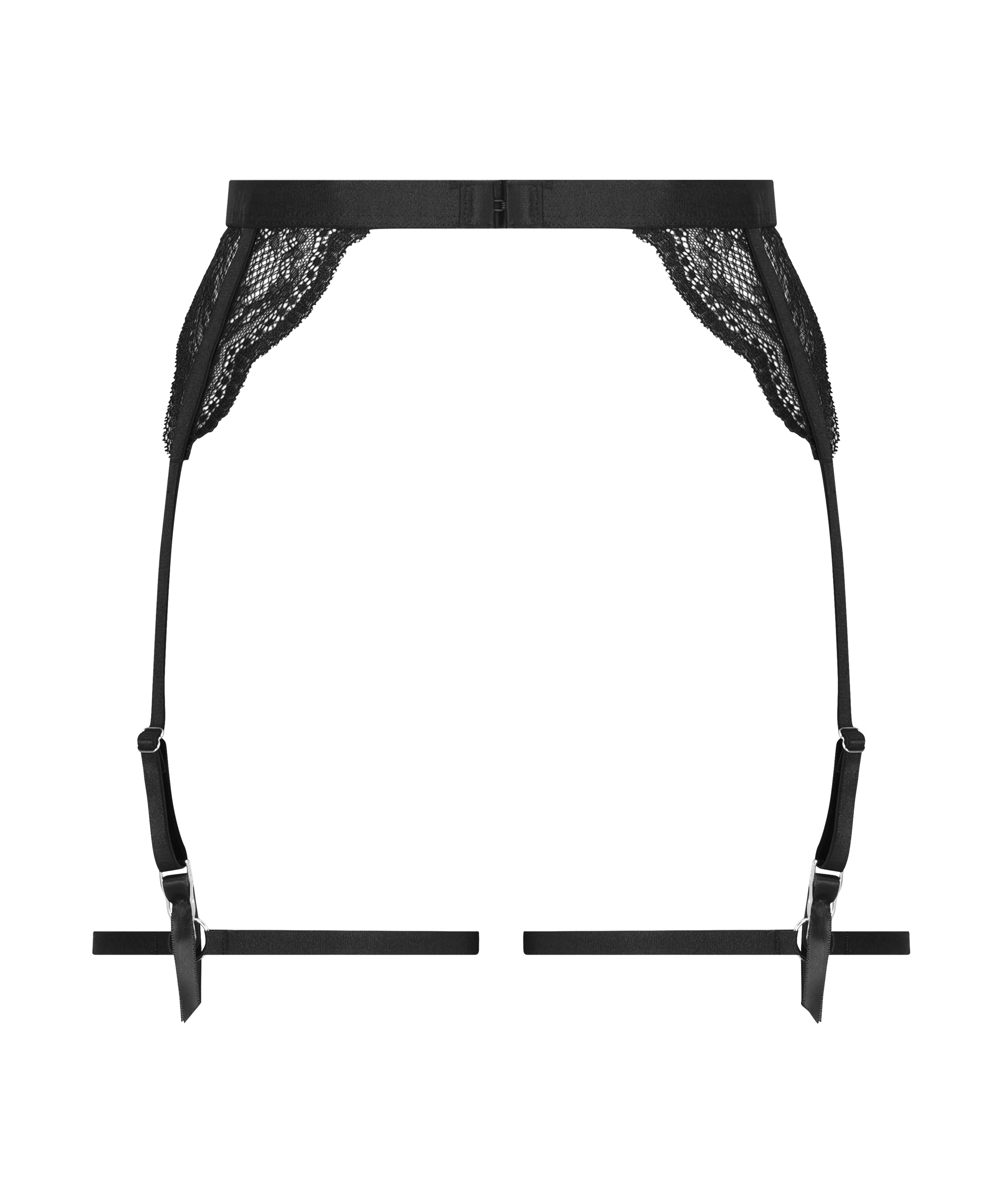 Porte-jarretelles Isabelle, Noir, main