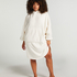 Robe polaire Snuggle Lounge, Blanc