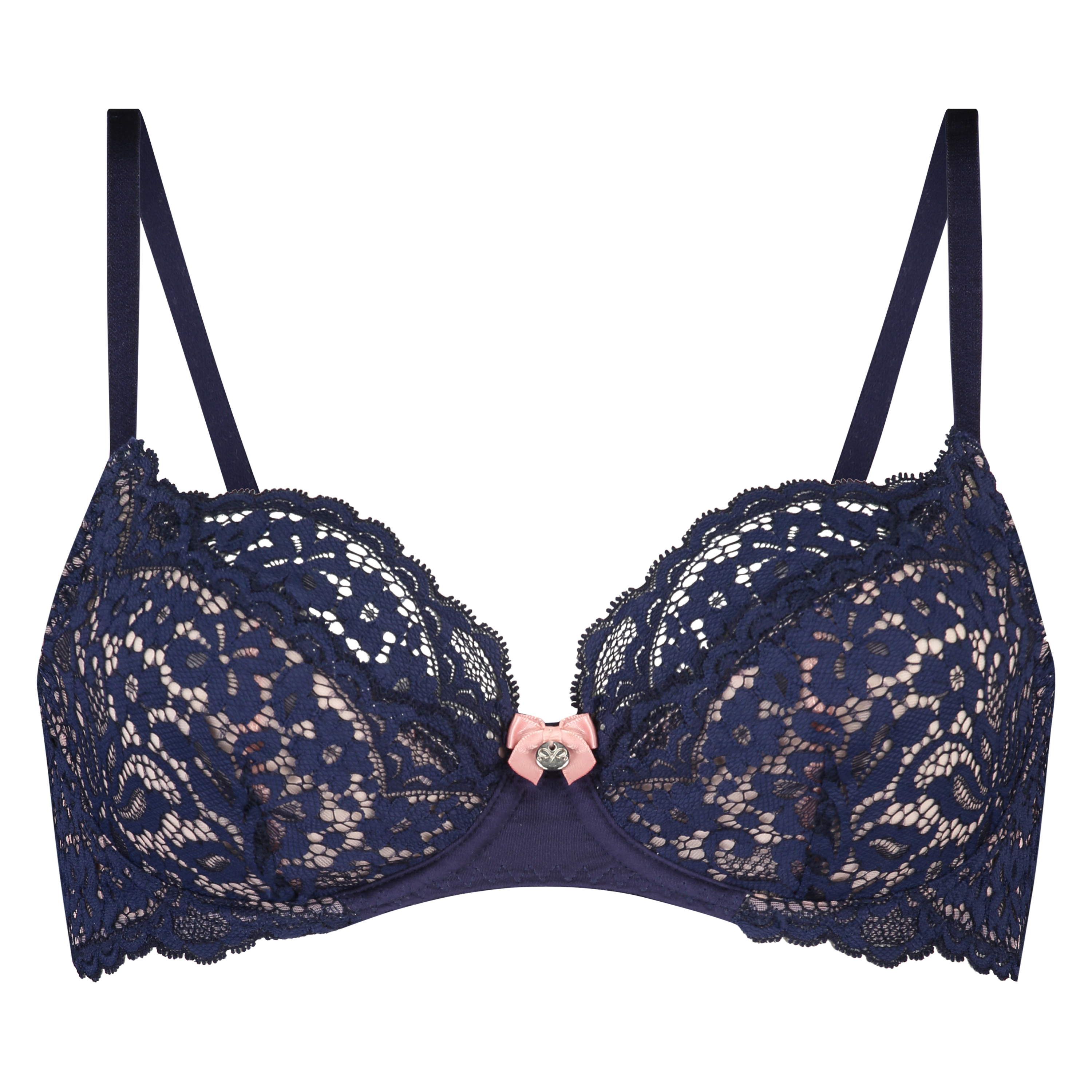 Soutien-gorge à armatures non-préformé Rose, Bleu, main