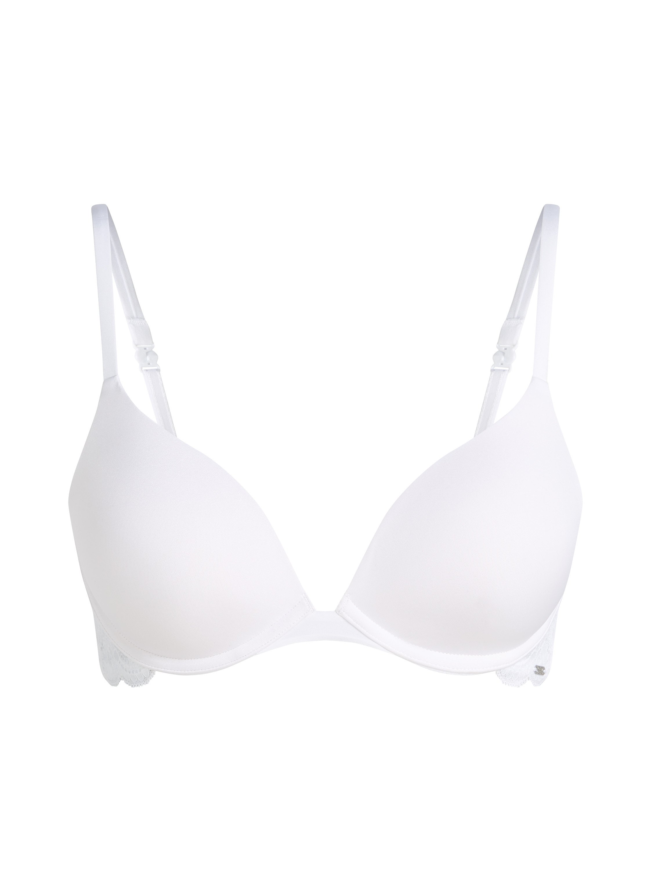 Soutien-gorge à armatures préformé push-up Angie, Blanc, main