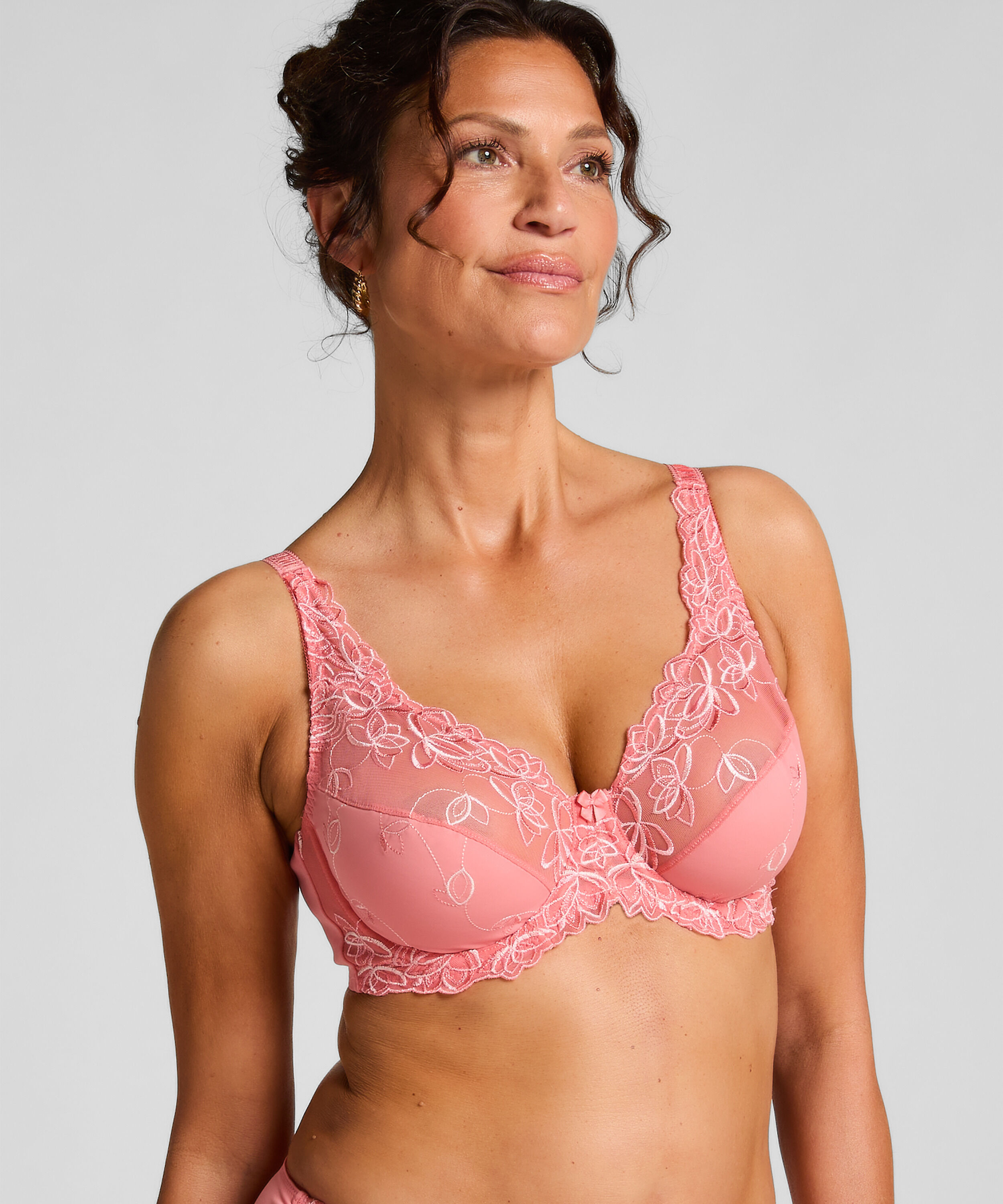 Soutien-gorge &agrave; armatures non-pr&eacute;form&eacute; Diva, Rose